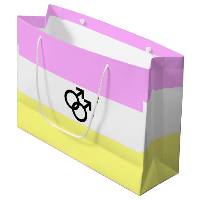 Twink Pride Flagga (Framsidan Vinklad)