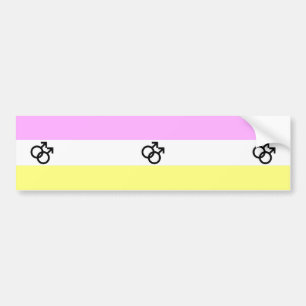 Twink Pride Flagga Bildekal