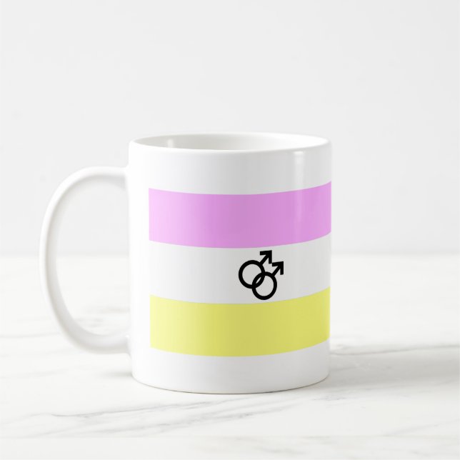 Twink Pride Flagga Kaffemugg (Vänster)