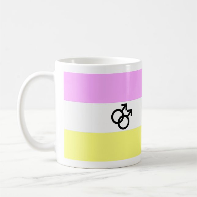 Twink Pride Flagga Kaffemugg (Vänster)
