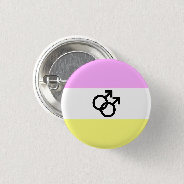 Twink Pride Flagga Knapp (Framsida & baksida)