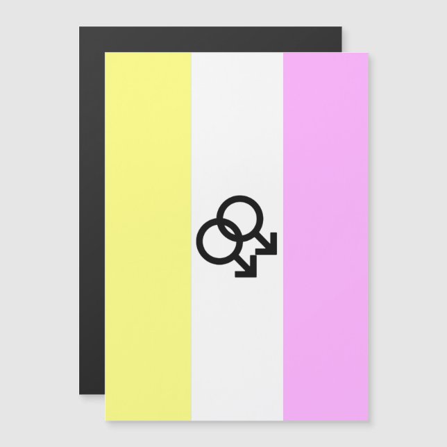 Twink Pride Flagga Magnetisk Inbjudningskort (Fram/baksida)