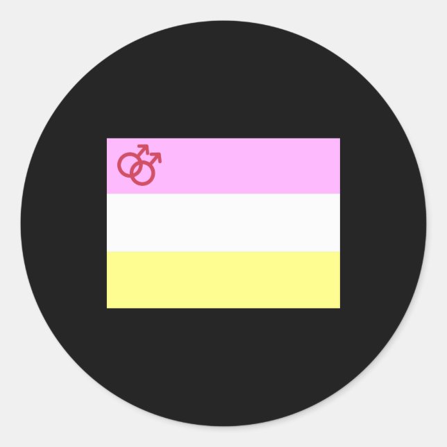Twink Pride Runt Klistermärke (Framsida)