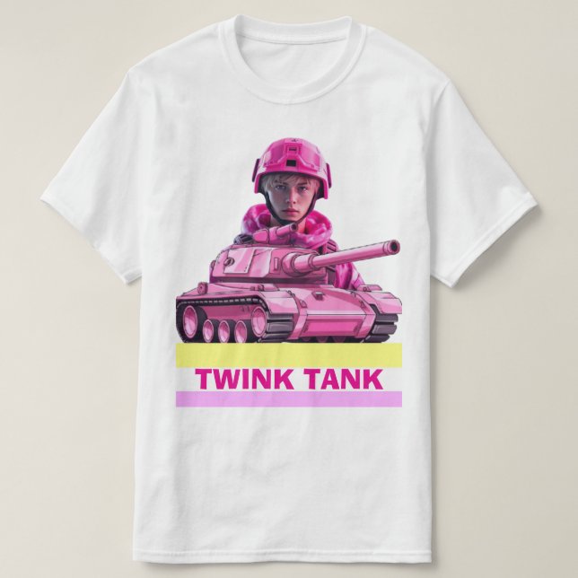 TWINK TANK LGBTQIA+ STOLTHET T-SHIRT (Design framsida)