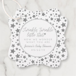 Twink, Twinkle Little Star Baby Shower Gåvor Etiketter