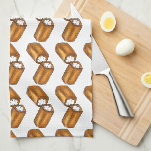 Twinkie Cream-Filled Snack Cake-skräppost Food Foo Kökshandduk