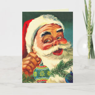 Twinkle i öga Santa Helgkort