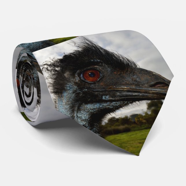 "Twinkle in the Öga: An Emu's Nyfiken Gaze" Slips (Rullad)