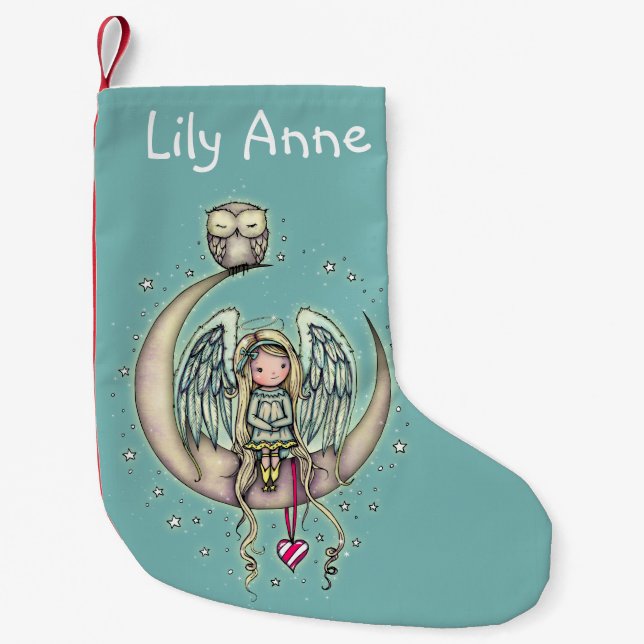 Twinkle Little Angel och Ugglans Illustrerade Kons Liten Julstrumpa (Framsidan)