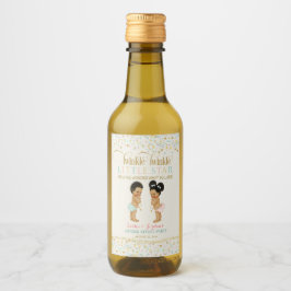 Twinkle Little Star Baby Gender Reveal Boy Girl Vinetikett