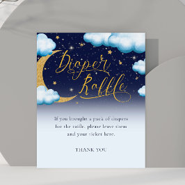 Twinkle Little Star Baby Shower Raffle Poster