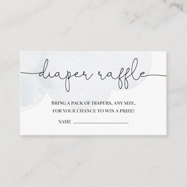 Twinkle Little Star Baby Shower Raffle Tilläggskort (Framsida)