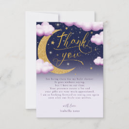 Twinkle Little Star Baby Shower Tack Kort