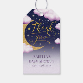 Twinkle Little Star Baby Shower Tack Presentetikett