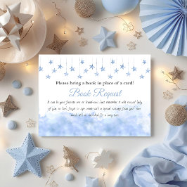 Twinkle Little Star Boy Book for Baby Shower Game Tilläggskort