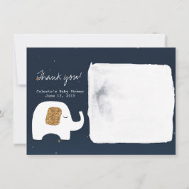 Twinkle Little Star Elephant Baby Shower Tack Inbjudningar