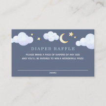 Twinkle Little Star Elephant Raffle-kort