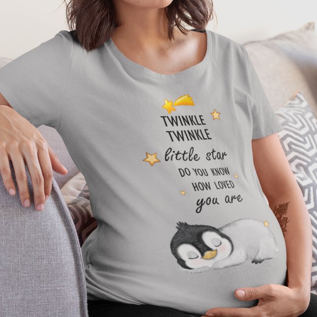 Twinkle Little Star för sömnpenguin T- T Shirt (Skapare uppladdad)