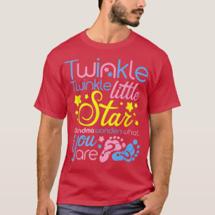 Twinkle Little Star Grandma undrar vad du är. T Shirt
