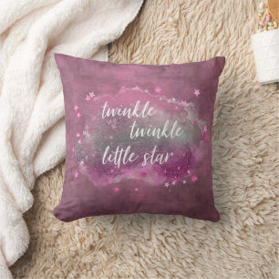 Twinkle Little Star   Grönt för Rosa av Magenta Mi Kudde
