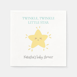 Twinkle Little Star Nursery Rhyme Baby Shower Pappersservett