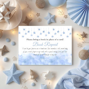 Twinkle Little Star Pojkbok för Baby Shower Game Tilläggskort