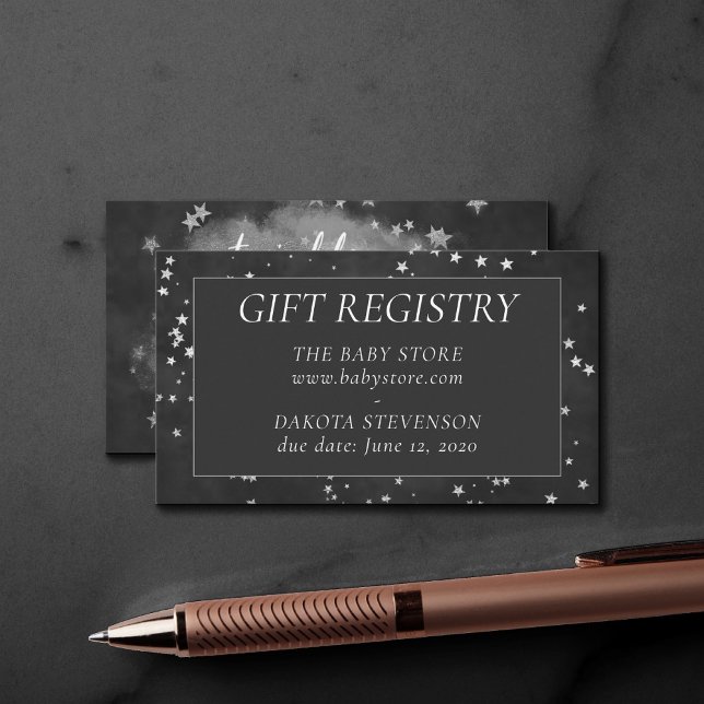 Twinkle Little Star | Registrator för monokrom vis Tilläggskort (Skapare uppladdad)