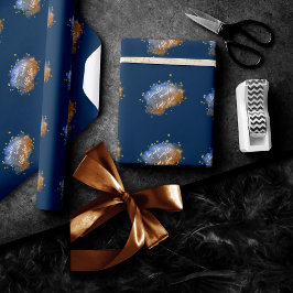 Twinkle Little Star | Skrot av marin blå koppar Gu Presentpapper