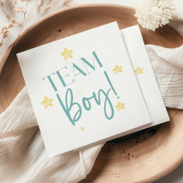 Twinkle Little Star Team Boy Blue Gender Reveal Pappersservett