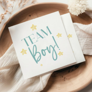 Twinkle Little Star Team Boy Blue Gender Reveal Pappersservett