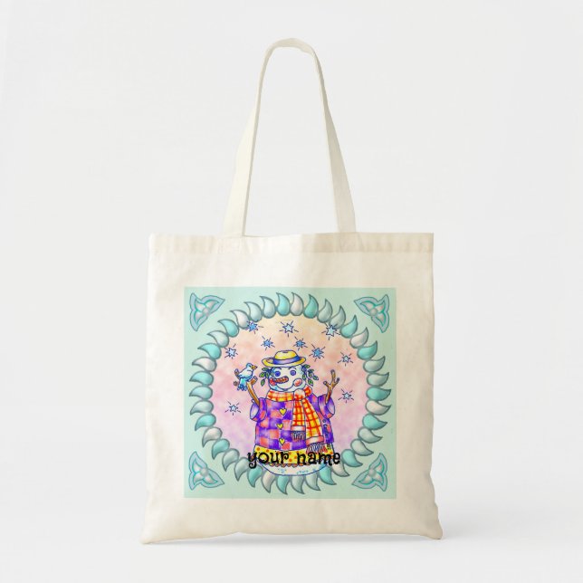 Twinkle Snögubbe tote bags Tygkasse (Framsidan)