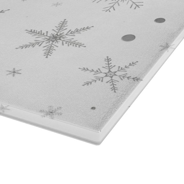 Twinkle Snowflake - Silver Grått & White (Hörn)
