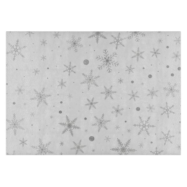 Twinkle Snowflake - Silver Grått & White (Framsidan)