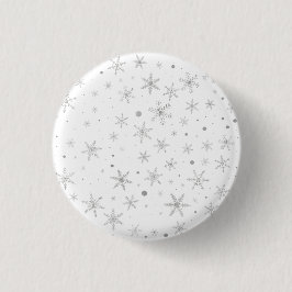 Twinkle Snowflake - Silver Grått & White Knapp