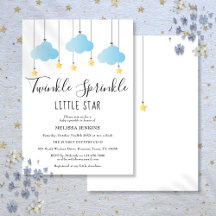 Twinkle Sprinkle Little Star Blue Boy Shower