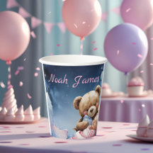 "Twinkle Star Baby Boy Pappersmugg
