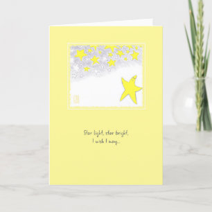 Twinkle Stars-årsdag Kort