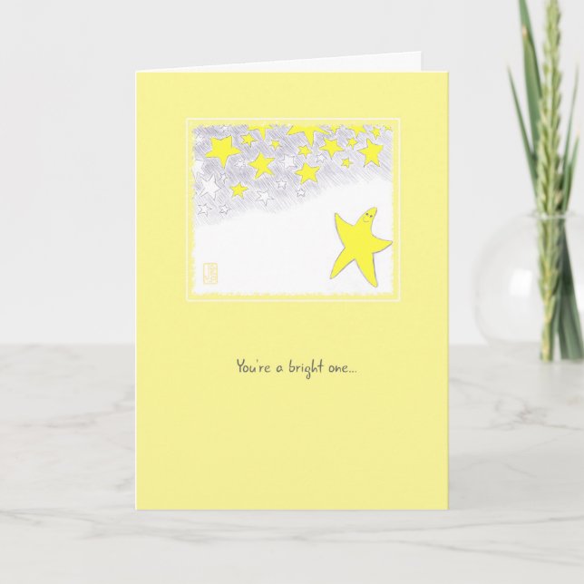 Twinkle Stars Encouragement från Me Hälsning Kort (Framsida)