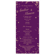 Twinkle Stars Lila och Guld Gnistra