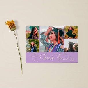 Twinkle Stars Wisteria Grad Multi Foto Tack Meddelande