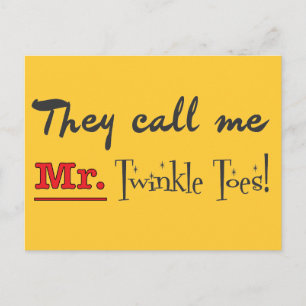 Twinkle Toes Ballet Gifts Vykort