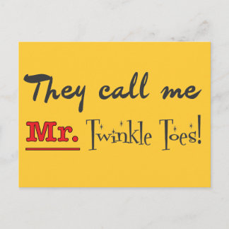 Twinkle Toes Ballet Gifts Vykort
