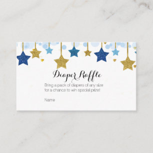Twinkle Twinkle Baby Shower - Diaper Raffle Card Tilläggskort