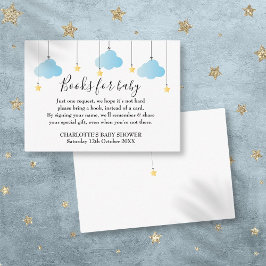 Twinkle Twinkle Bokar for Baby Request Baby Shower Tilläggskort