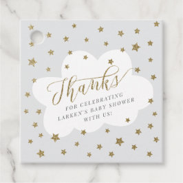 Twinkle twinkle lilla stjärna grå baby shower gåvor etiketter