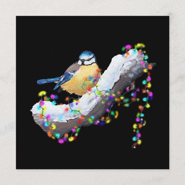 Twinkle Twinkle Lilla Tit Inbjudningar (Framsida)