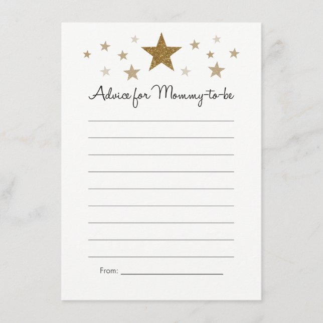 Twinkle Twinkle Little Adapter-kort Rådkort (Framsida)