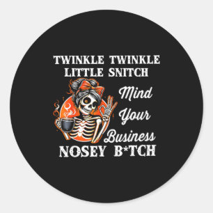 Twinkle Twinkle Little Snitch Sköt Om Dina Affärer Runt Klistermärke