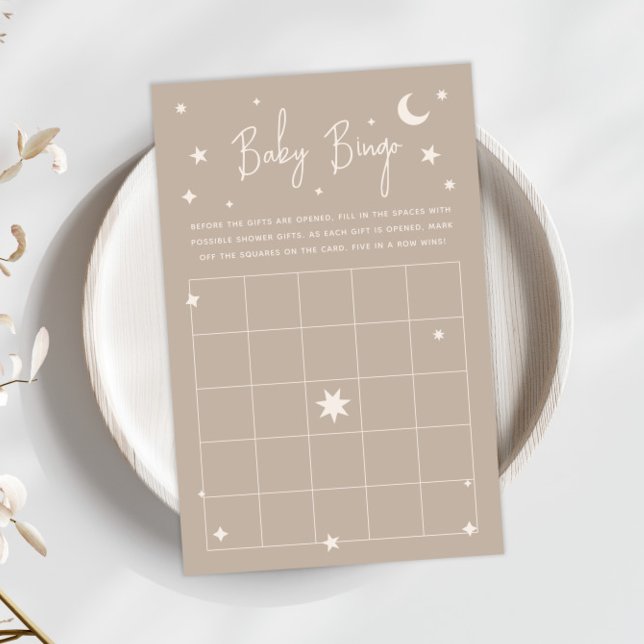 Twinkle Twinkle Little Star Baby Shower Bingo Card (Skapare uppladdad)
