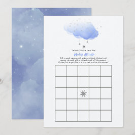 Twinkle Twinkle Little Star Baby Shower Bingo Spel Inbjudningar